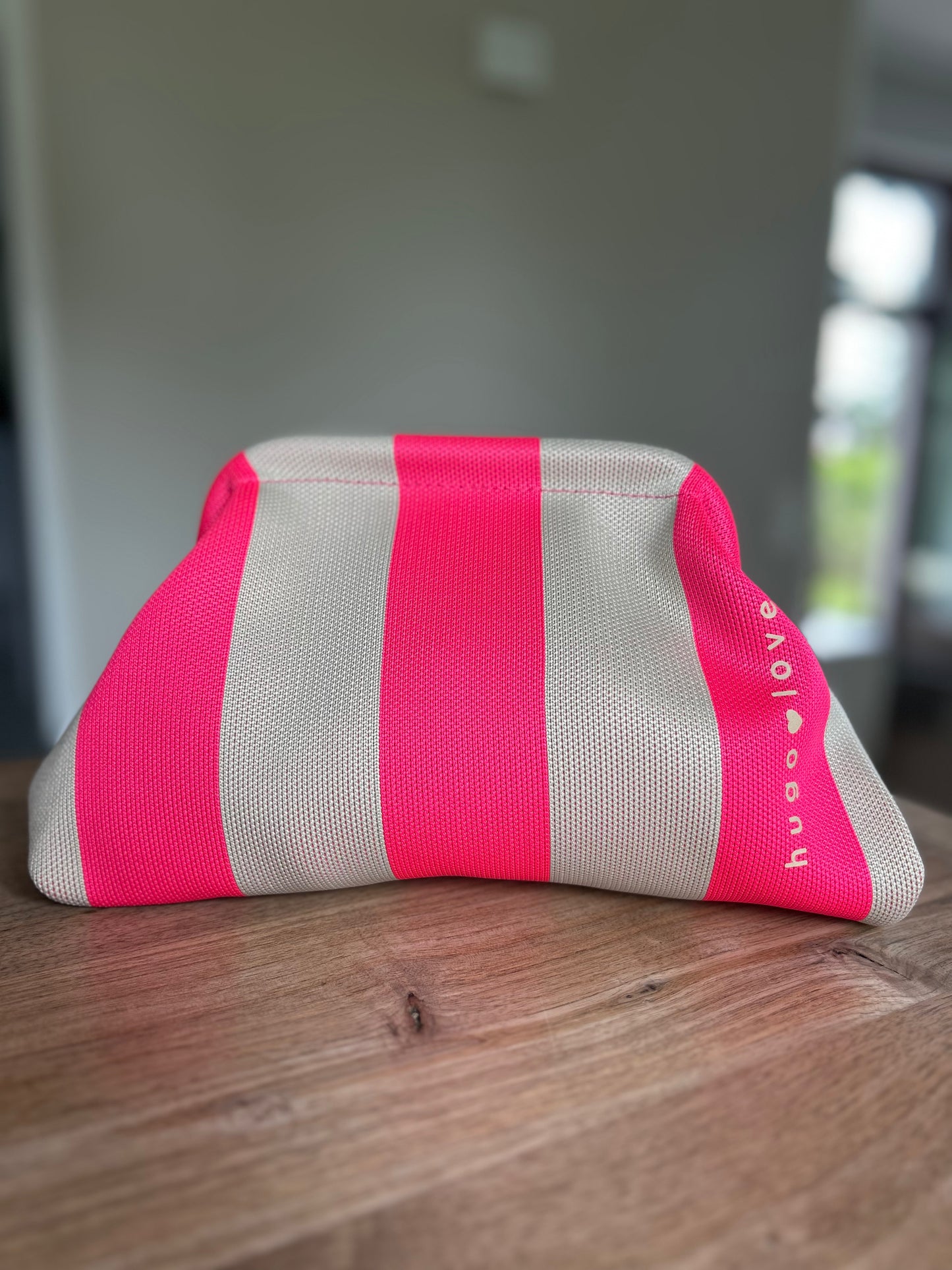 Clutch pink/beige