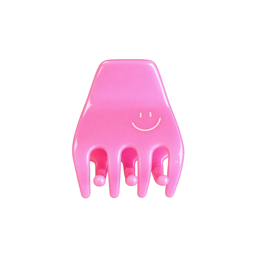 Haarklammer Smiley Bubblegum