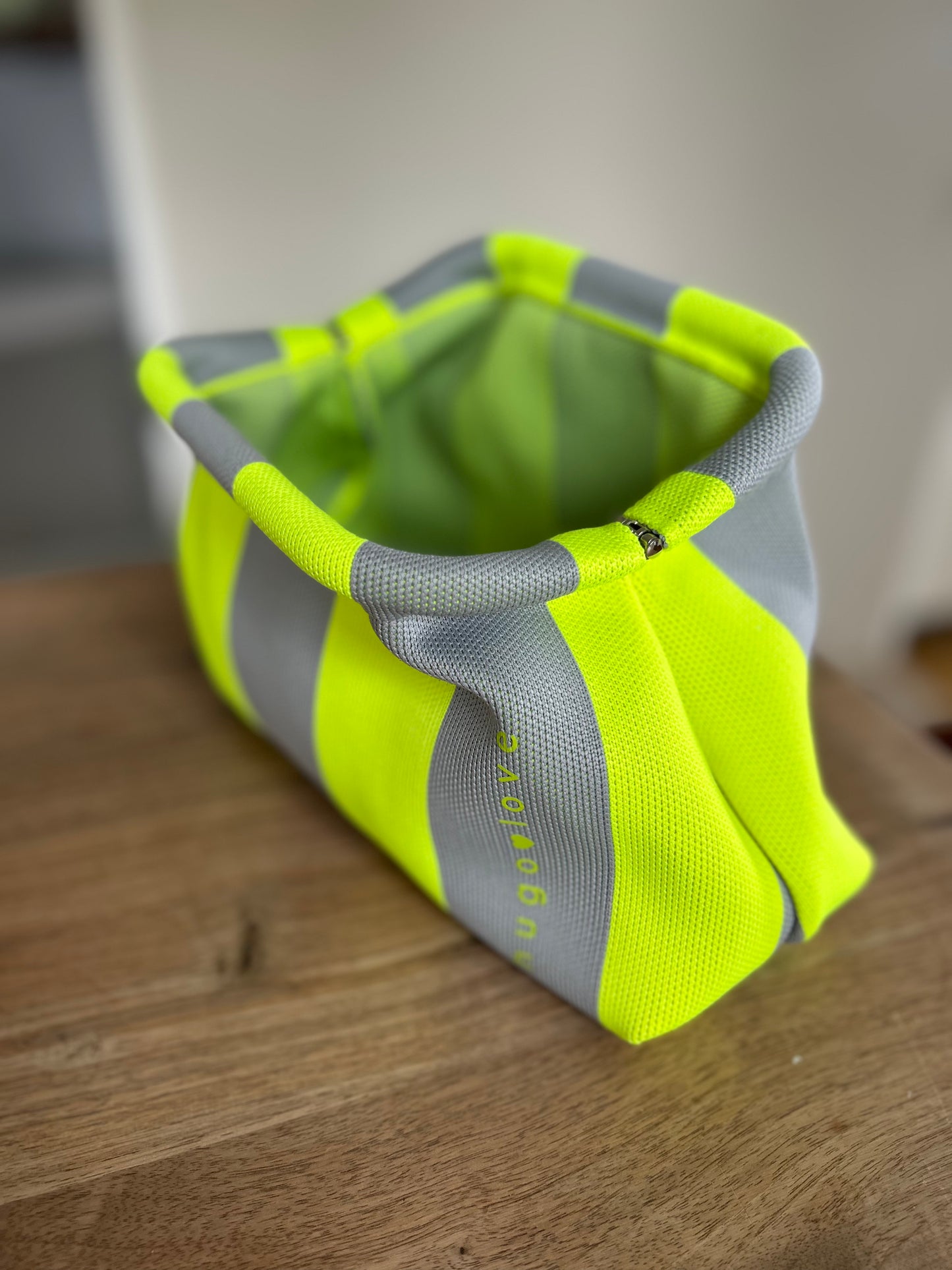 Clutch neongelb/grau